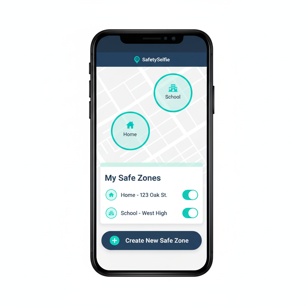 SafeZones List Screen Thumbnail